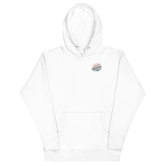 'Doing Nothing' White Hoodie